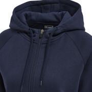 Women's zip-up hoodie Hummel Red Classic